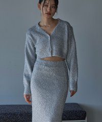 marjour/マージュール marjour LAME KNIT CARDIGAN/507804815