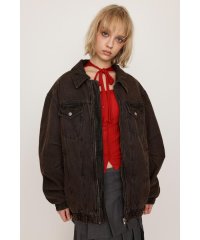 SLY/FRONT ZIP DENIM ブルゾン/507805458