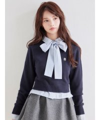 SNIDEL/リボンワンポイントロゴシャツ/507805762