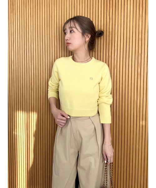 【値下げ】SNIDEL ミニブローチプルオーバー SNIDEL｜ミニブローチプルオーバー | Rakuten Fashion(楽天