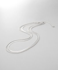 COCOSHNIK ONHITSCH/ココシュニック オンキッチュ COCOSHNIK ONKITSCH シルバー コンビネーションチェーン フラットスネーク ベネチアンネックレス/507805796
