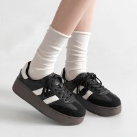 Shoes in Closet/シューズインクローゼット Shoes in Closet －シュークロ－ 軽量厚底 ベーシック ダブルライン スニーカー 2448/507806037