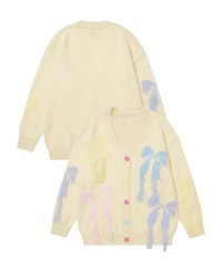 HOOK/フック HOOK HOOK/【HOOK】for girls リボンフリンジシャギーカーディガン/507806725