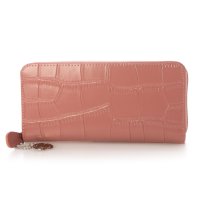 mauve/モーヴ mauve 【本革】型押しウォレット長財布/507807035