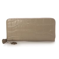 mauve/モーヴ mauve 【本革】型押しウォレット長財布/507807035