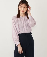 SHIPS Colors WOMEN/SHIPS Colors:〈洗濯機可能〉サテン ギャザー シャツ◇/505504787