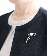 MK MICHEL KLEIN/パール調デザインブローチ/507712088