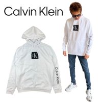 Calvin Klein/カルバン クライン Calvin Klein カルバンクライン トップス パーカー 40QC401 フーディ スウェット プリントロゴ 裏起毛 ユニセックス C/507734522