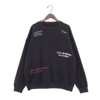 STYLEBLOCK/スタイルブロック STYLEBLOCK 裏毛ミックスロゴスウェットプルオーバー/507737049