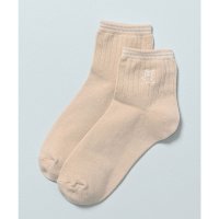 Honeys/ハニーズ Honeys ライン入りワンポイントソックス 靴下 ソックス ショート丈ソックス ショート丈 ワンポイント 刺繍 ライン 綿混 アニマル柄 ロゴ レデ/507807372