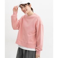 Honeys/ハニーズ Honeys ショート丈ゆるスウェット トップス スウェット 長袖 コットン 綿 ゆるスウェット ゆったり ショート丈トップス クルーネック レディー/507807391