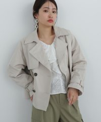 N Natural Beauty Basic/袖バックルショートトレンチコート/507807782