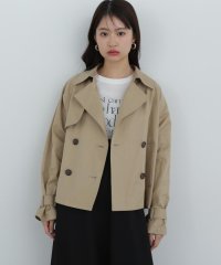 N Natural Beauty Basic/袖バックルショートトレンチコート/507807782