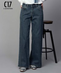 MAC HOUSE/マックハウス Mac－House タックワイドバギーデニムパンツ/507808371