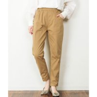 JUNGLE JALOPY/ジャングルジャロピー JUNGLE JALOPY 大きいサイズレディース ボトムス パンツ ツイル素材 ウエストゴム テーパードパンツ フルレングス ポケット /507808499