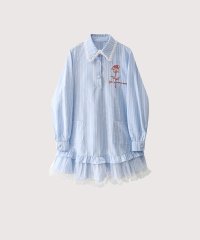 LA POMME petit/ラポミ プチ LA POMME petit Sweet Lace Hem Shirt Dress/507808508