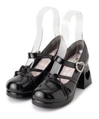 csT&P/シーエス ティーアンドピー csT&P 厚底ハートヒールストラップパンプス/507808651