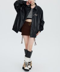 HOOK/フック HOOK HOOK/【HOOK】for girls オーバーサイズPUレザージャケット/507808657