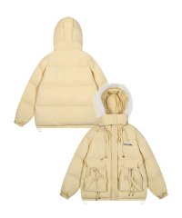 HOOK/フック HOOK HOOK/【HOOK】for girls ファー付き中綿フードジャケット/507808659