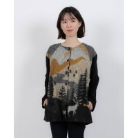 COKETT COLLECTION/コケットコレクション COKETT COLLECTION 風景柄カーディガン/507808773