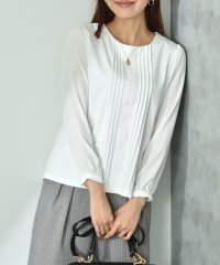 INTERPLANET/インタープラネット INTERPLANET スムースストレッチレース＊ピンタックブラウス/507808791