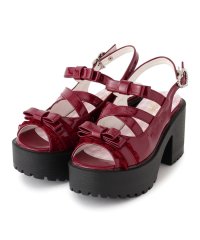 csT&P/シーエス ティーアンドピー csT&P 厚底レース付きリボンベルトサンダル/507808983