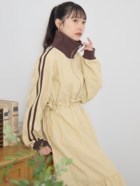 RETRO GIRL/レトロガール RETRO GIRL フリル切替トラックOP/507809104