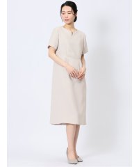 m.f.editorial/エムエフエディトリアル m.f.editorial ストレッチウォッシャブル サックワンピース ライトグレー(セットアップ可能)/507809440