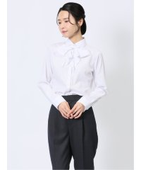 m.f.editorial/エムエフエディトリアル m.f.editorial 形態安定 リボン脱着 長袖シャツ/507809445