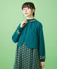 Jocomomola/Rosa salmon フラワー刺繍ショート丈ジャケット/507810285