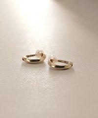 COCOSHNIK /K10しのぎワンタッチ イヤリング/507810741