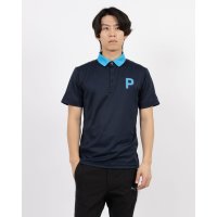 PUMA/プーマ PUMA ゴルフ P ストレッチカノコ PロゴS/S クレリックポロ/507811279