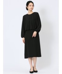 m.f.editorial/エムエフエディトリアル m.f.editorial ジョーゼット タックワンピース/507811630