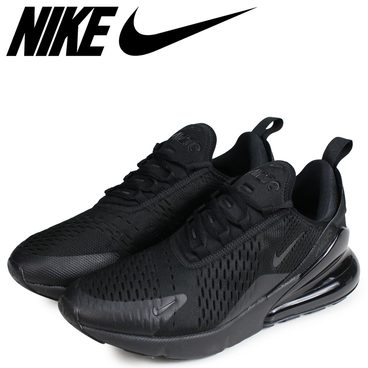 Nike air max 270 black junior on sale