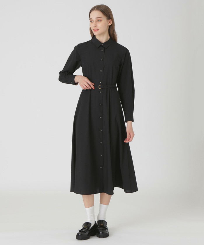 「BLUE LABEL CRESTBRIDGE」 半袖シャツ 38 ブラック レディース BLUE LABEL CRESTBRIDGE 「BLUE CRESTBRIDGE」 半袖ブラウス 38
