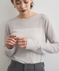 VIS/クルーネックインナートップス（レース・チェック・ラメ・シアー）/507778168