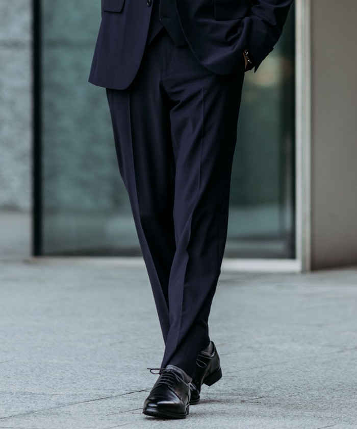 良品♡スポーツマックス　スーツセットアップ　ワイドパンツ　42 ダークグレー Stadt cloth ワイドストレートスラックス（セットアップ対応