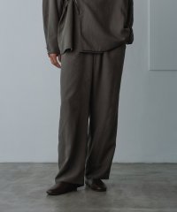 ADAM ET ROPE'/【WEB限定】リネンミックス ドレープ ワイドストレート スラックス / セットアップ対応/507794436