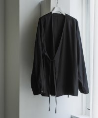 ADAM ET ROPE'/【WEB限定】リネンミックス ドレープ フロントラップ ジャケット / シーズンレス / セットアップ対応/507794543