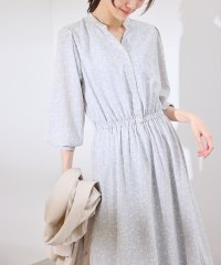 ROPE' PICNIC/小花柄スキッパーロングワンピース/507805707