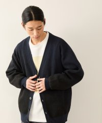 JUNRed/フェードジャガードカーディガン/507807042