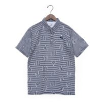 PUMA/プーマ PUMA ゴルフ ストレッチカノコユニークストライプAOPポロS/507808560
