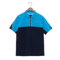 PUMA/プーマ PUMA ゴルフ PF ストレッチCBテックカット1/4ZIPポロ/507809580