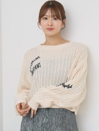 RETRO GIRL/レトロガール RETRO GIRL ランダムロゴ刺繍NT/507810945