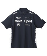 MOVESPORT/ムーブスポーツ MOVESPORT Sunscreen NIR ミニ鹿の子 ポロシャツ/507812716