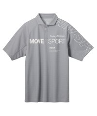 MOVESPORT/ムーブスポーツ MOVESPORT 【石川祐希選手着用】Sunscreen NIR ミニ鹿の子 ラグランスリーブポロシャツ/507812717
