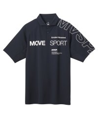 MOVESPORT/ムーブスポーツ MOVESPORT 【石川祐希選手着用】Sunscreen NIR ミニ鹿の子 ラグランスリーブポロシャツ/507812717