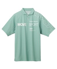 MOVESPORT/ムーブスポーツ MOVESPORT 【石川祐希選手着用】Sunscreen NIR ミニ鹿の子 ラグランスリーブポロシャツ/507812717