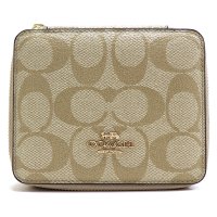 COACH/コーチ COACH コーチ ジュエリーボックス レディース COACH Wallet アクセサリーケース ライトカーキ×チョーク C3311 IMDQC/507812988