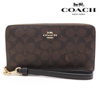 COACH/コーチ COACH コーチ 長財布 レディース COACH Wallet ラウンドファスナー サンド×トープ CW778 SVPWH/507812994